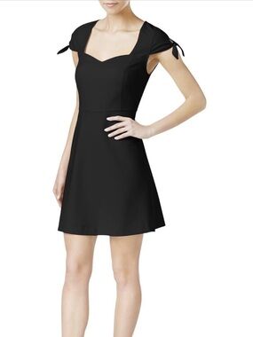 NWT kensie Womens Tie-Sleeve Fit Flare Wear to Work Dress